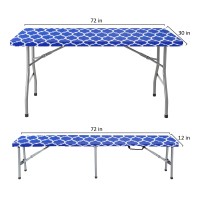 Vinyl Picnic Table Cover And Bench Covers Fitted Tablecloth,640G