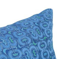 Blazing Needles Square Jacquard Throw Pillow 17 Mahlika Caspia