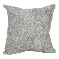 Blazing Needles Square Jacquard Throw Pillows 17 Paislfrt Mica 2 Count