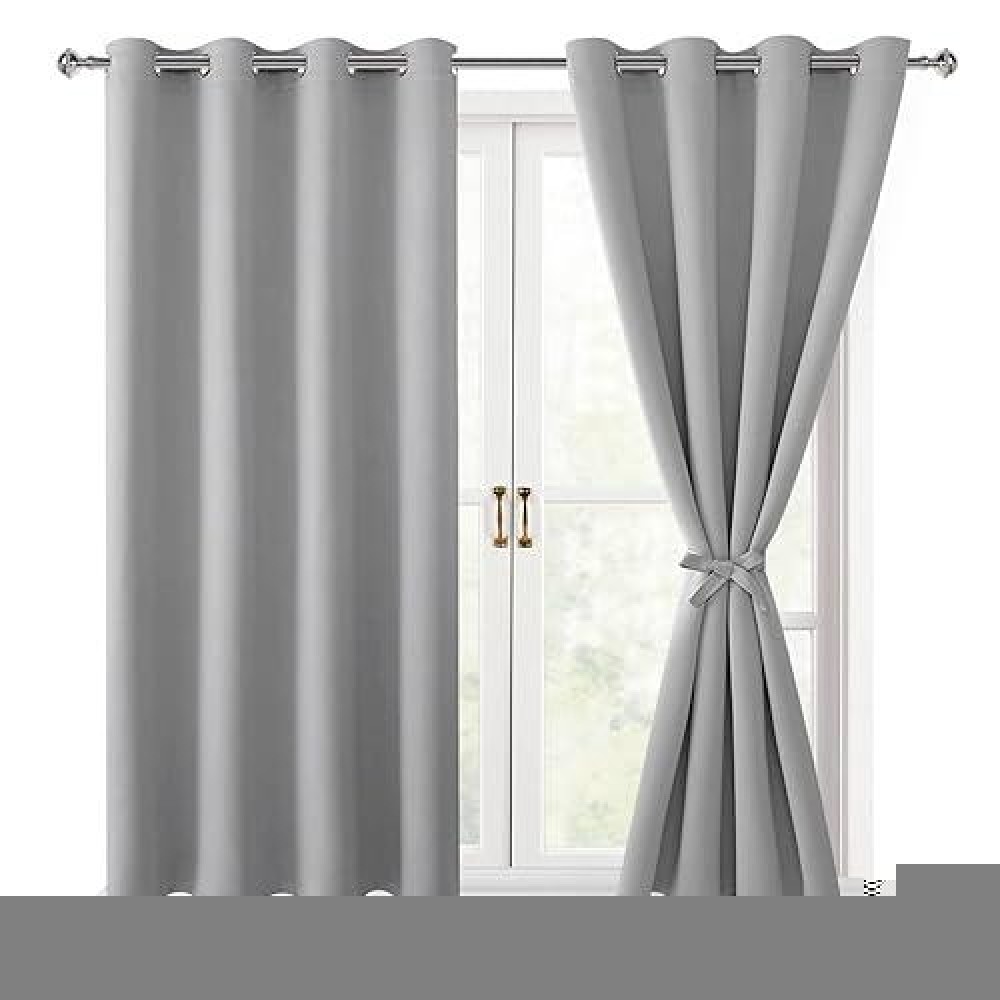 Hiasan Blackout Curtains For Bedroom Thermal Insulated Light Blocking Window Curtains For Living Roomkids Room 2 Drape Pan