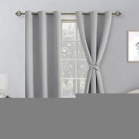 Hiasan Blackout Curtains For Bedroom Thermal Insulated Light Blocking Window Curtains For Living Roomkids Room 2 Drape Pan