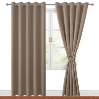 Hiasan Blackout Curtains For Bedroom 60 X 84 Inches Long Thermal Insulated Light Blocking Window Curtains For Living Roomk