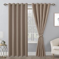 Hiasan Blackout Curtains For Bedroom 60 X 84 Inches Long Thermal Insulated Light Blocking Window Curtains For Living Roomk