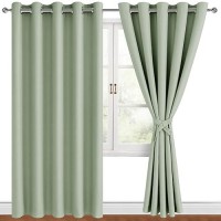 Hiasan Blackout Curtains For Bedroom 60 X 84 Inches Long Thermal Insulated Light Blocking Window Curtains For Living Roomk