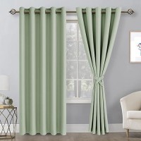 Hiasan Blackout Curtains For Bedroom 60 X 84 Inches Long Thermal Insulated Light Blocking Window Curtains For Living Roomk