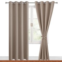 Hiasan Blackout Curtains For Bedroom 52 X 96 Inches Long Thermal Insulated Light Blocking Window Curtains For Living Roomk