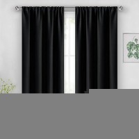 Jiuzhen Blackout Curtains For Bedroomliving Room Thermal Curtains Energy Saving Room Darkening Curtains 42 X 63 Inch Length