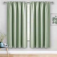 Jiuzhen Blackout Curtains For Bedroom Thermal Insulated Room Darkening Noise Reducing 70 X 63 Inch Length Curtains For Living