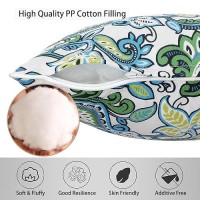 Pack Of 2 Outdoor Waterproof Lumbar Rectangular Throw Pillow With Insert Home Decorative Toss Pillows All Weather Cushion For P