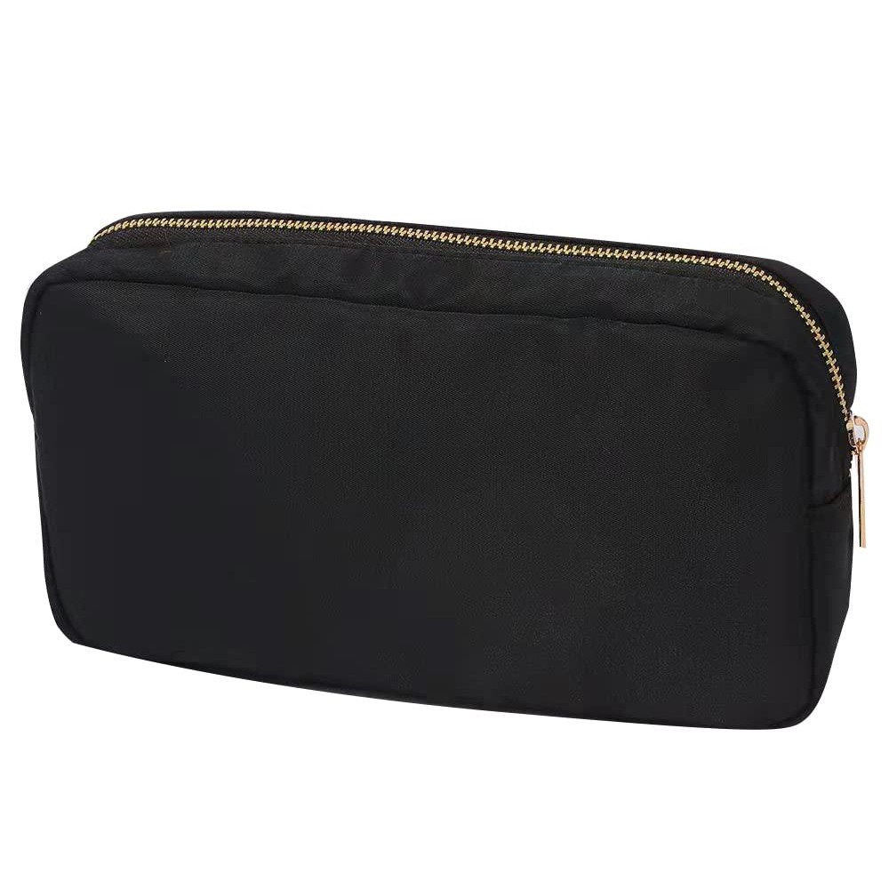 Yogorun Updated Pouch For Purse Makeup Pouch Bag Travel Cosmetic Pouch Bag For Womenmen (Black,M)