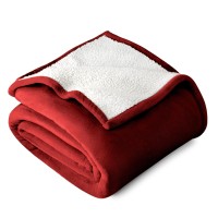 Bare Home Sherpa Fleece Blanket Fullqueen Blanket Blanket For Bed Sofa Couch Camping And Travel Warm Lightweight F