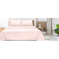 Royale Linens Full Size Flat Sheet Only Brushed 1800 Microfiber Ultra Soft Breathable Wrinkle Stain Resistant Hotel