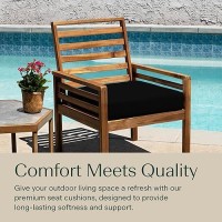 Honeycomb Outdoor Cushion Set 20 X 20 Sunbrella Canvas Black Dining Patio Cushions