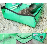 Biuwing 2Pcs 394 X 394 Plant Repotting Mat Large Foldable Gardening Mat Waterproof Transplanting Potting Mat Indoor Outd