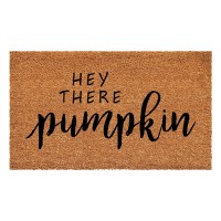 Calloway Mills Hey There Pumpkin Doormat Tanblack 17 X 29