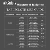 Algaiety 2 Pack Waterproof Rectangle Tablecloth, 60 X 120 Inch Polyester Tablecloths, Wrinkle Resistant Polyester Tablecloth For Dining Table, Outdoor, Party And Banquets (White)