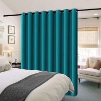 Hversailtex 100 Blackout Patio Curtains Thermal Insulated Curtains For Sliding Door Extra Wide Window Panels Full Light Blocki