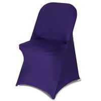 Hainarvers Folding Chair Covers For Wedding 10Pcs Stretch Spandex Washable Fabric Chair Cover Decoration Chair Cover For Weddi