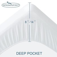 2 Pack Twin Mattress Protector Waterproof Mattress Pad Cover For Kids Soft & Breathable Noiseless Fits Up -14'' Depth  Skin-Friendly Machine Wash Mattress Topper Protector Twin Sheets