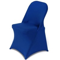 Hainarvers Folding Chair Covers For Wedding 10Pcs Stretch Spandex Washable Fabric Chair Cover Decoration Chair Cover For Weddi