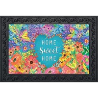 Briarwood Lane Floral Home Sweet Home Spring Doormat Indoor Outdoor 30 X 18