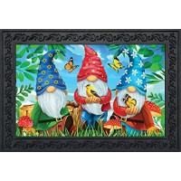 Briarwood Lane Gnome Sweet Gnome Spring Doormat Indoor Outdoor 30 X 18