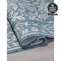 Fh Home Flat Woven Outdoor Rug Waterproof Easy To Clean Stain Resistant Premium Polypropylene Yarn Farmhouse Patio Po