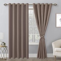 Hiasan Blackout Curtains For Bedroom 60 X 84 Inches Long Thermal Insulated Light Blocking Window Curtains For Living Roomk