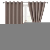 Hiasan Blackout Curtains For Bedroom 60 X 63 Inches Length Thermal Insulated Light Blocking Window Curtains For Living Room