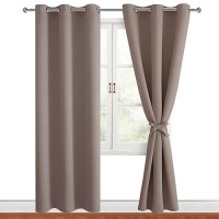 Hiasan Blackout Curtains For Bedroom 42 X 84 Inches Long Thermal Insulated Light Blocking Window Curtains For Living Roomk