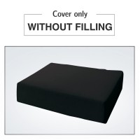 Outdoor Fitted Couch Seat Cushion Cover Replacements Patios Giant Covered Protection Slipcover Home 24 X 24 Pack 4 Black