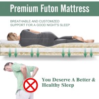 Neutype Futon Mattress Sleeping Mat On Floor For Adults- Suitable For Camping, Road Trip, Guest Room, Japanese Futon Mattress, Full Size