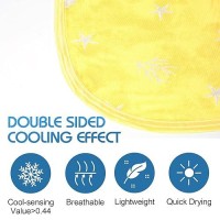 Ailemei Direct Cooling Blanket With Double Sided Cold Effect Lightweight Breathable Summer Coastal Theme Bed Blankets Transfer