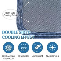 Ailemei Direct Cooling Blanket For Hot Sleepers Double Sided Cold Effect Kingcal Size Lightweight Breathable Summer Bed Blanket