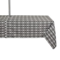 Dii Ikat Outdoor Tabletop Collection Water Resistant All Weather 60X120 Wzipper Black