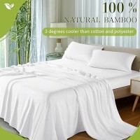 Shilucheng 100 Viscose Derived From Bamboo Sheets Cal King Size 4Pcs Ultra Cooling Silky Soft Bed Sheets 16 Deep Pocket