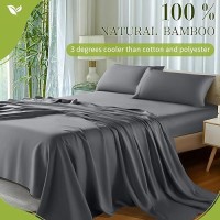 Shilucheng 100 Viscose Derived From Bamboo Sheets Queen Size 4Pcs Ultra Cooling Silky Soft Bed Sheets 16 Deep Pocket P