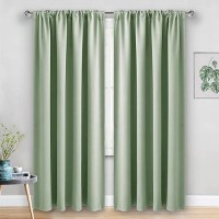 Jiuzhen Blackout Curtains For Bedroom Thermal Insulated Room Darkening Noise Reducing 70 X 84 Inch Length Curtains For Living