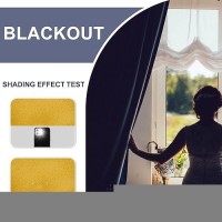 Jiuzhen Blackout Curtains For Bedroom Thermal Insulated Room Darkening Noise Reducing 70 X 84 Inch Length Curtains For Living