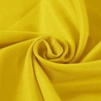 Algaiety 2 Pack Waterproof Round Tablecloth, 132'' Inch Polyester Tablecloths, Wrinkle Resistant Polyester Table Cover For Dining Table, Outdoor, Party And Banquets (Yellow)