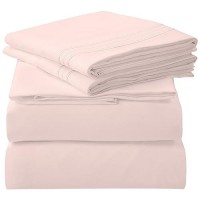 Royale Linens 3 Piece Twin Xl Bed Sheet Soft Brushed Microfiber 1800 Bedding Set 1 Fitted Sheet 1 Flat Sheet 1 Pillow Ca