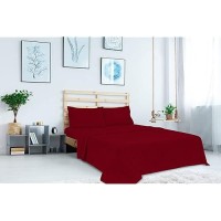 Royale Linens Twin Xl Size Flat Sheet Only Brushed 1800 Microfiber Soft Breathable Wrinkle Stain Resistant Hotel Qua