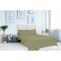 Royale Linens Twin Xl Size Flat Sheet Only Brushed 1800 Microfiber Soft Breathable Wrinkle Stain Resistant Hotel Qua