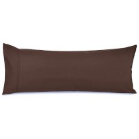 Nestl Body Pillow Cover Soft Body Pillow Pillowcase Lightweight Brown Pillowcase Microfiber Body Pillow Case Cover 20X54