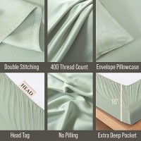 Bella Coterie Luxury Cal King Bamboo Sheet Set Organically Grown Ultra Soft Cooling For Hot Sleepers 18 Deep Pocket