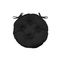 Gueglsa Tufted Outdoor Bistro Chair Cushion Waterproof Round Seat Cushion 15 Inch High Uv Resistant Bistro Cushion For Patio C