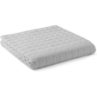 Ynm Cooling Weighted Blanket Heavy 100 Oekotex Certified Cooling Nylonpe With Premium Glass Beads Light Grey Quill 41X6