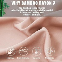 Pink Pillow Cases King Size 2 Pack Bamboo Rayon Cooling Pillowcases With Envelope Closure Cool Breathable Pillow Case For Hot