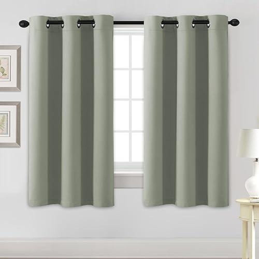 Hversailtex Blackout Curtains For Bedroom Thermal Insulated Room Darkening Living Room Curtains 63 Inch Long Grommet Privacy Pr