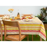 Yihomer Indoor Outdoor Tabletop For Spring Summer Decorations Picnics And Dinner Parties Stain And Water Resistant Crayon Ar